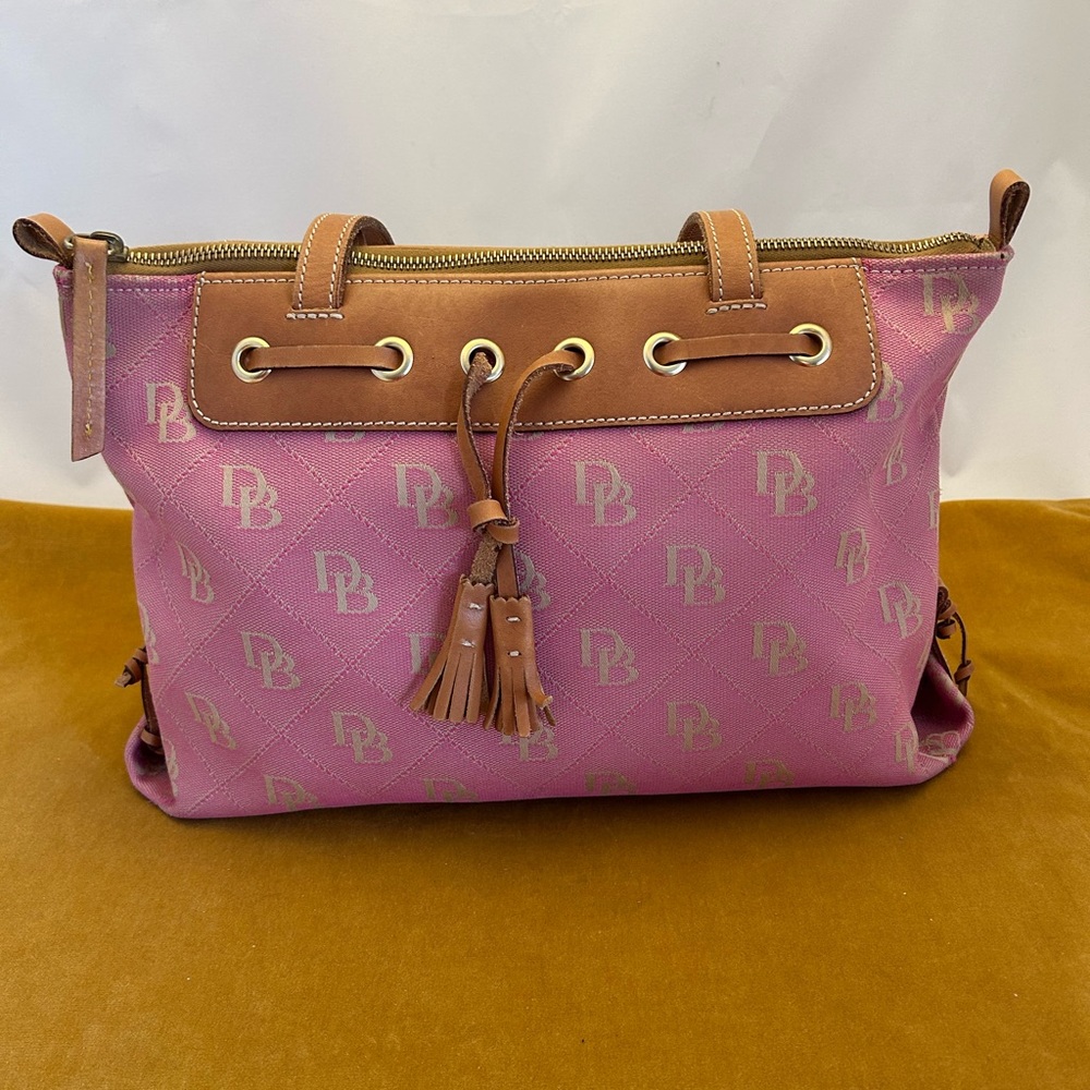 Dooney and Bourke Pink Monogram Handbag